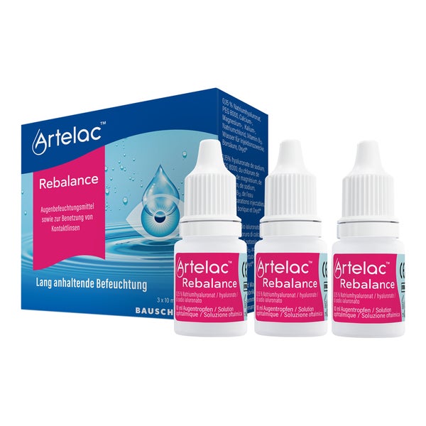 Artelac Rebalance Augentropfen 3X10 ml