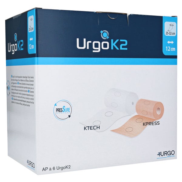 Urgok2 Kompr.syst.12cm Knöchelumf.25-32c 6 St