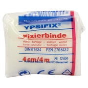 Holthaus Medical YPSIFIX Fixierbinde elastisch, DIN 61634 – einzeln in Folie und Schachtel - 1 Stück in Folie und Schachtel, Maße: 4 cm x 4 m 1 St