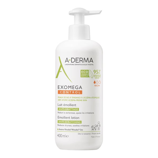 A-Derma EXOMEGA Control Rückfettende Milch 400 ml
