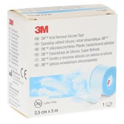Produktabbildung: 3M Silikonbeschichtetes Pflaster 2,5 cmx 1 St