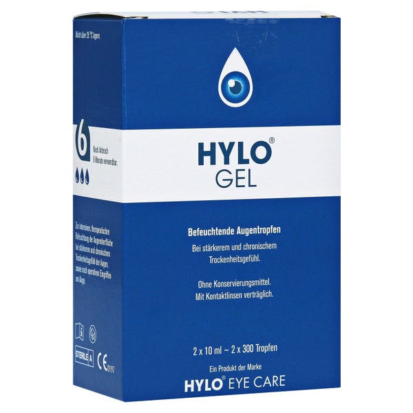 Hylo-gel Augentropfen 2X10 ml