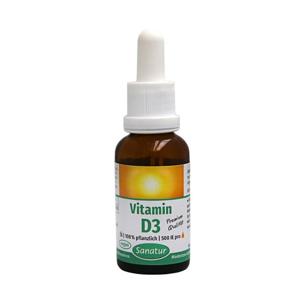 Vitamin D3 Öl 100% Pflanzlich Tropfen 30 ml