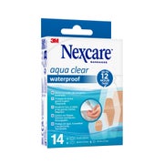 Nexcare Aqua Clear Waterproof, 3 Grössen gemischt 14 St