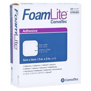 FOAM LITE Convatec adhäsiv PU-Schaumverband 5x5 cm 10 St