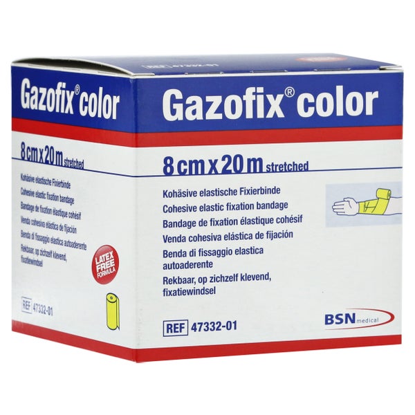 Gazofix Color Fixierbinde kohäsiv 8 cmx2 1 St