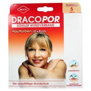 Dracopor Wundverband 8x10 cm steril haut 5 St