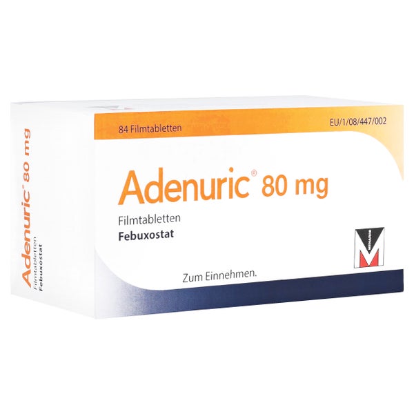 Adenuric 80 mg Filmtabletten 84 St
