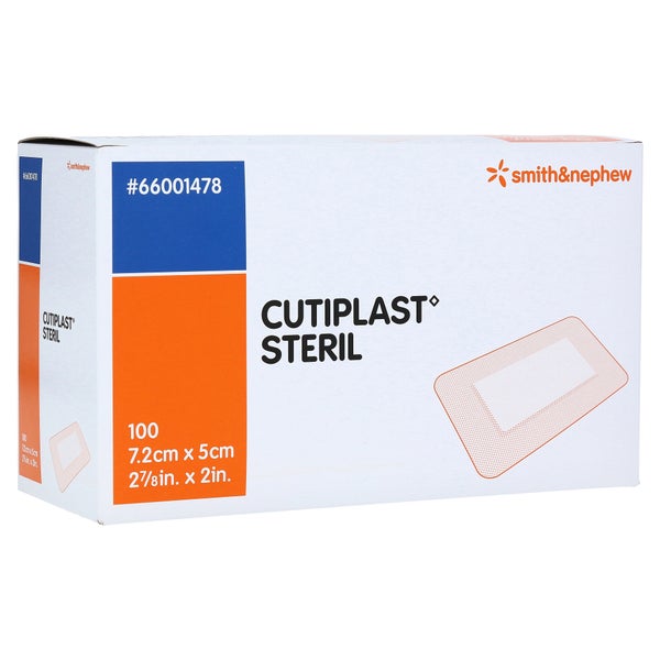 Cutiplast Steril Wundverband 5x7,2 cm 100 St
