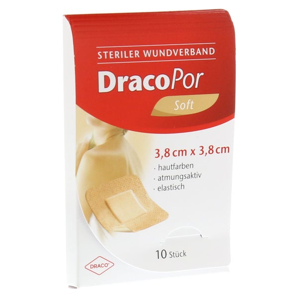Dracopor Wundverband 3,8x3,8 cm steril h 10 St