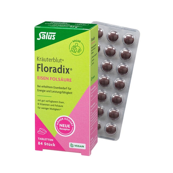 Floradix Eisen Folsäure Tabletten 84 St