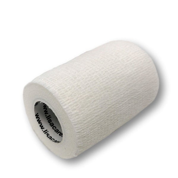 LisaCare selbsthaftende Bandage - Weiß - 7,5cm x 4,5m 1 St