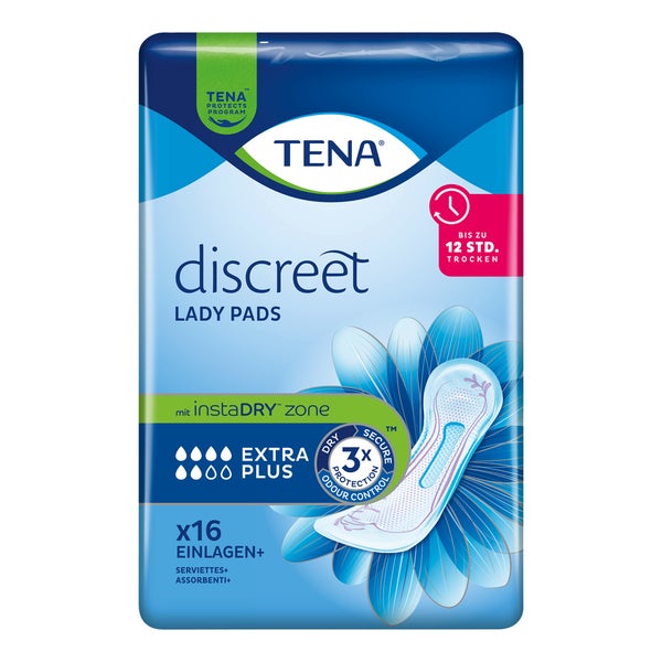 TENA Discreet Lady Extra Plus Inkontinenzeinlagen 6X16 St