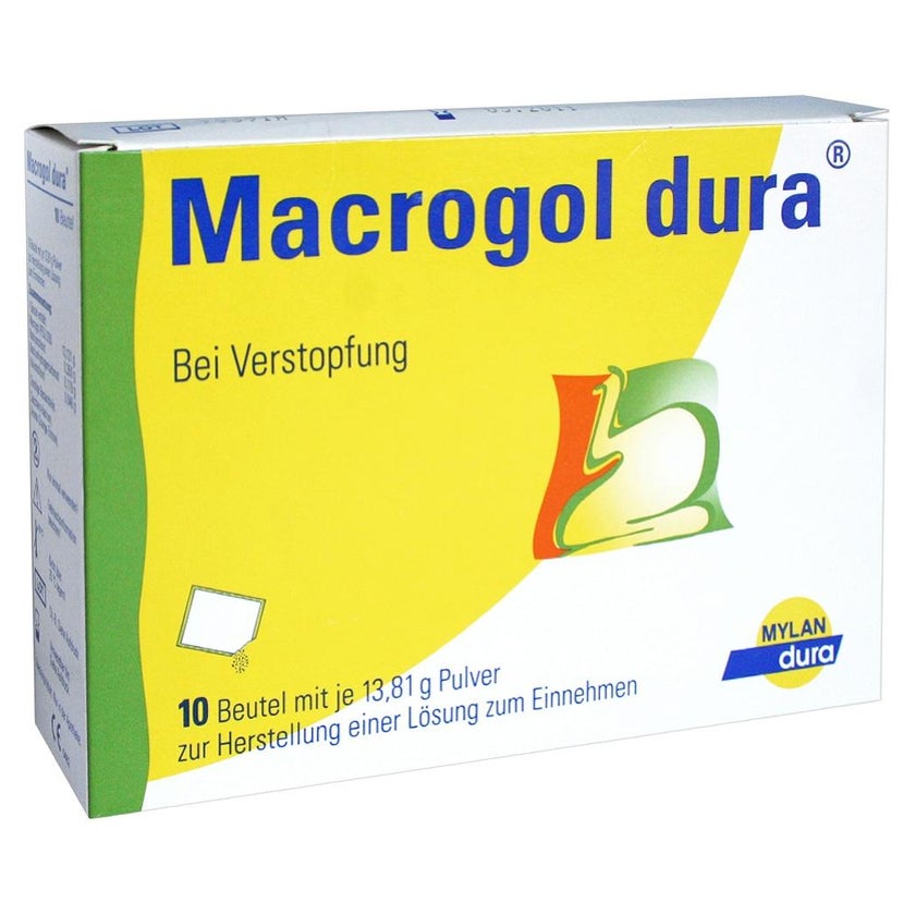 Macrogol dura Plv.z.herst.e.lsg.z.einneh 10 St