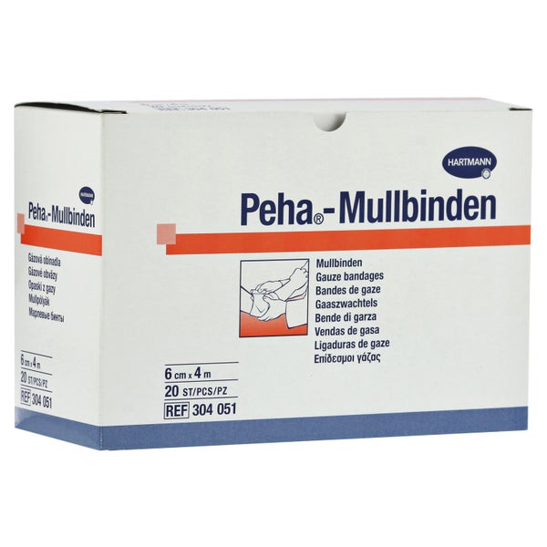 Peha-Mullbinde 6 cm x 4 m 20 St