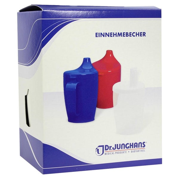 Einnehmebecher M.griff+deckel 12mm weiß 1 St