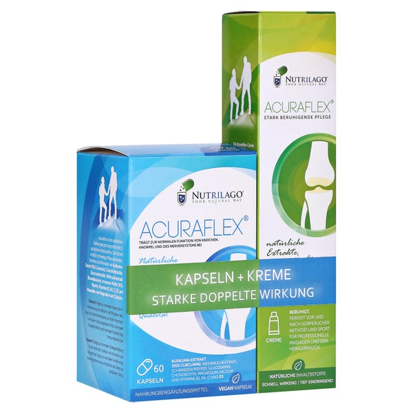 Acuraflex Komplett 60 Kps.+100ml Cr.nutrilago Kpg. 1 St