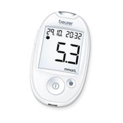 Beurer Blutzuckermessgerät GL 44 mmol/l White / Weiß 1 St
