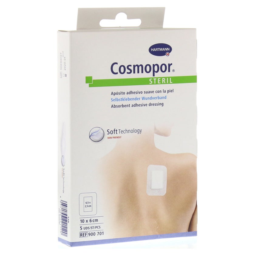 Cosmopor steril 10 x 6 cm 5 St