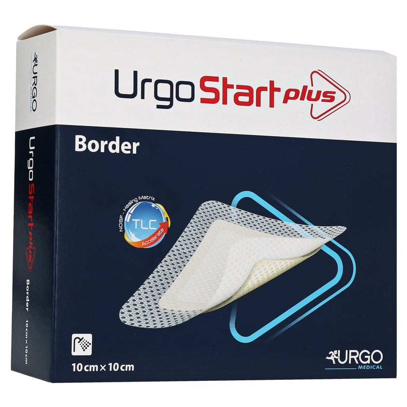 Urgostart Plus Border 10x10 cm Wundverba 10 St
