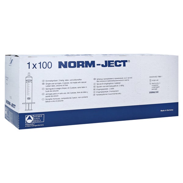 Spritze 10 ml 2teilig Luer exzentrisch 100 St