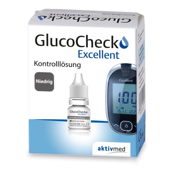 GlucoCheck Excellent Kontrolll�sung (niedrig) 4 ml