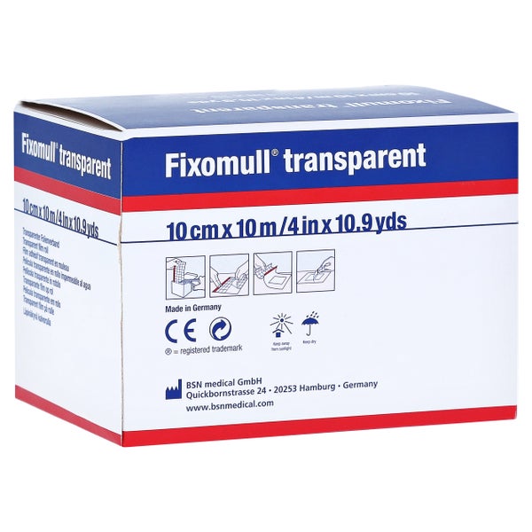 Fixomull Transparent 10 cmx10 m 1 St