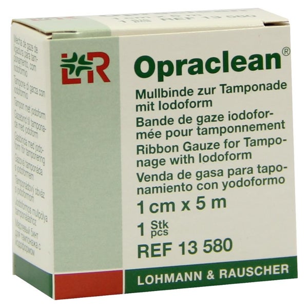 Opraclean Mullbinde zur Tamponade mit Iodoform 1 St
