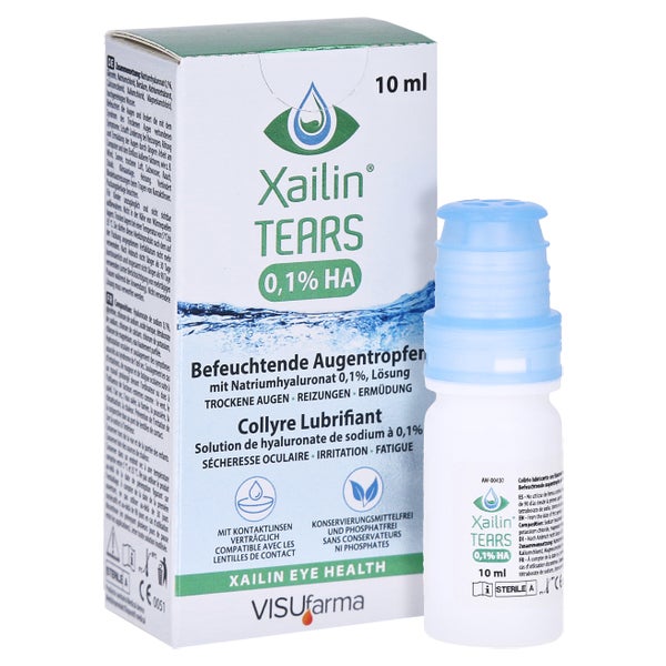 Xailin Tears 0,1% HA Augentropfen 10 ml
