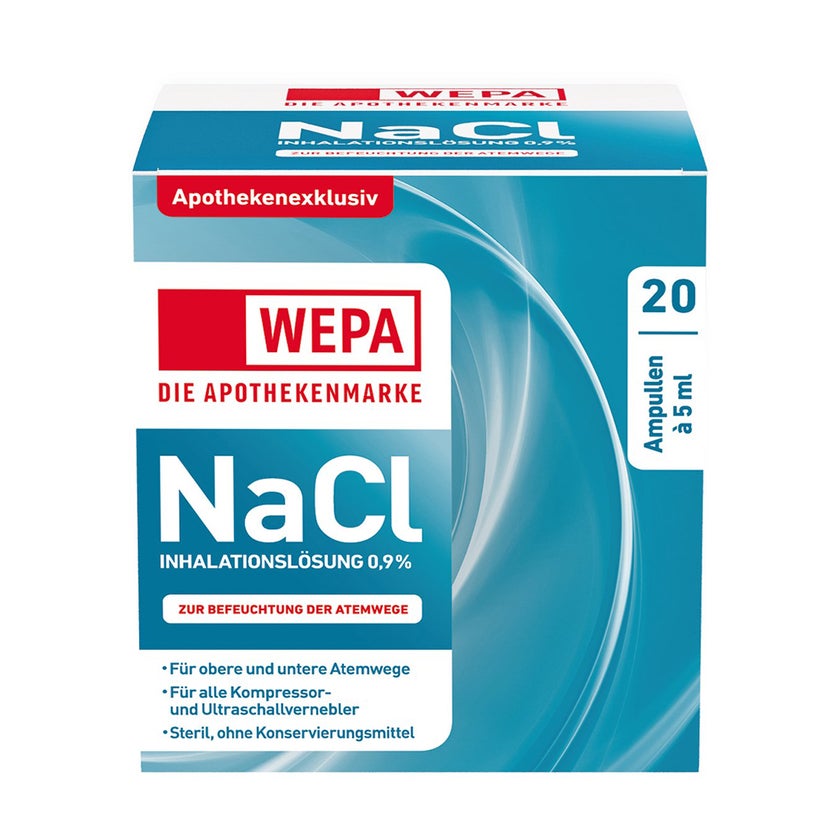 WEPA Inhalationslösung NaCl 0,9% 20X5 ml