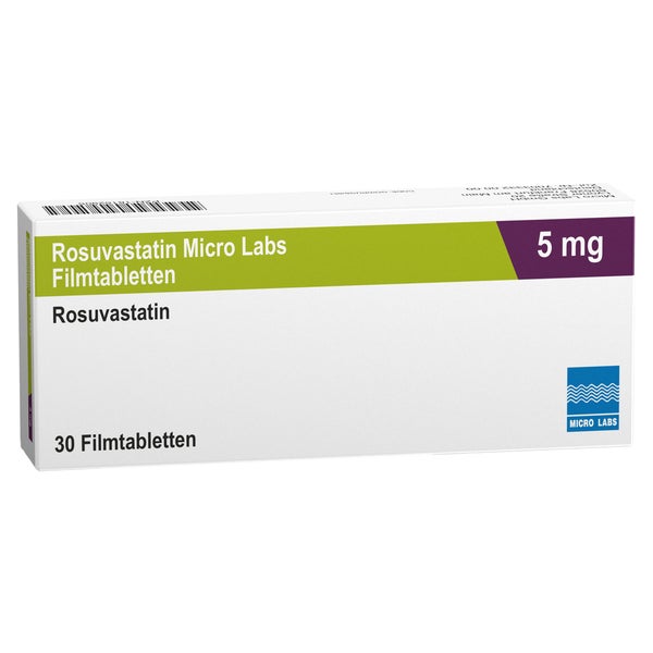 ROSUVASTATIN Micro Labs 5 mg Filmtabletten 30 St