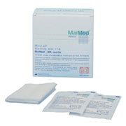 Produktabbildung: MaiMed Mullkompressen steril 8- lagig 25x2 Stück - 5 cm x 5 cm 25X2 St