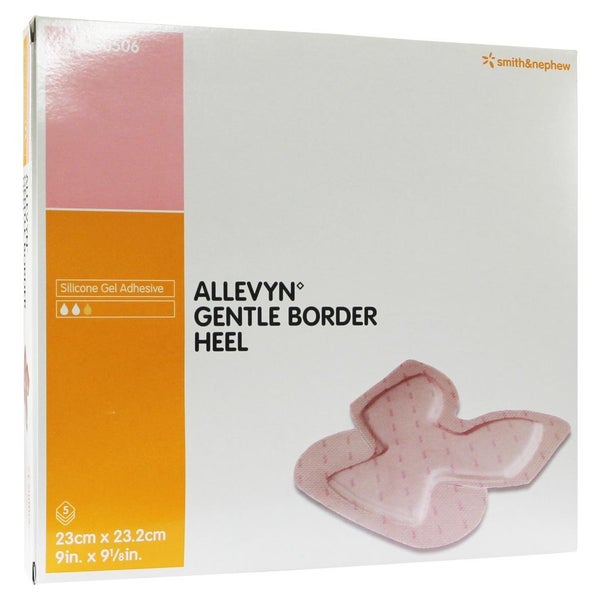 Allevyn Gentle Border Heel Schaumverband 5 St