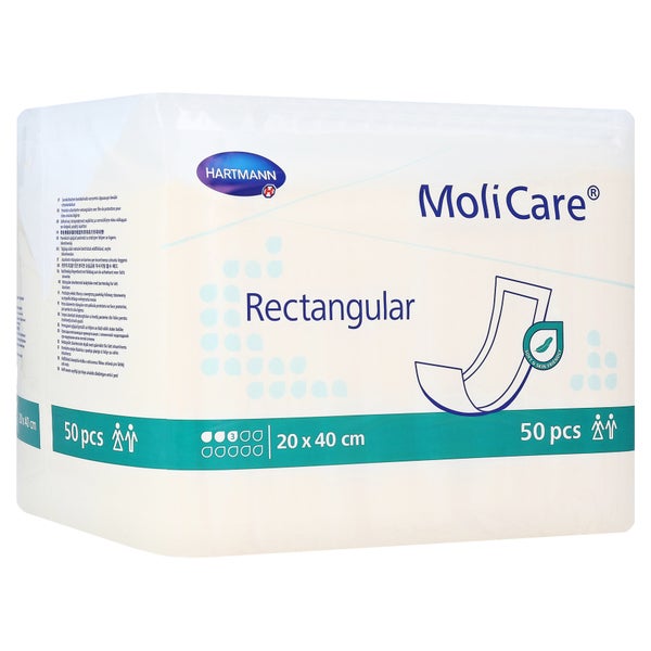 MoliCare Rectangular 3 Tropfen 20 x 40 cm 50 St