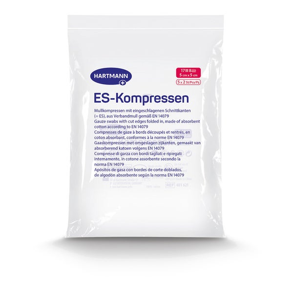ES-Kompressen steril 8f 5 x 5 cm 5X2 St