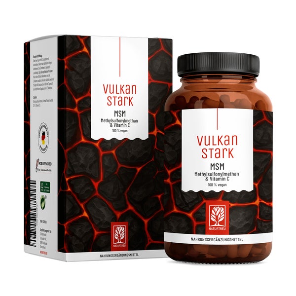 Vulkanstark: MSM-Komplex mit Vitamin C 365 St