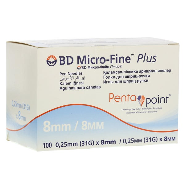 BD Micro-fine+ 8 Pen-Nadeln 0,25x8 mm 110 St