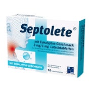 Produktabbildung: Septolete mit Eukalyptus-geschmack 3mg/1 16 St