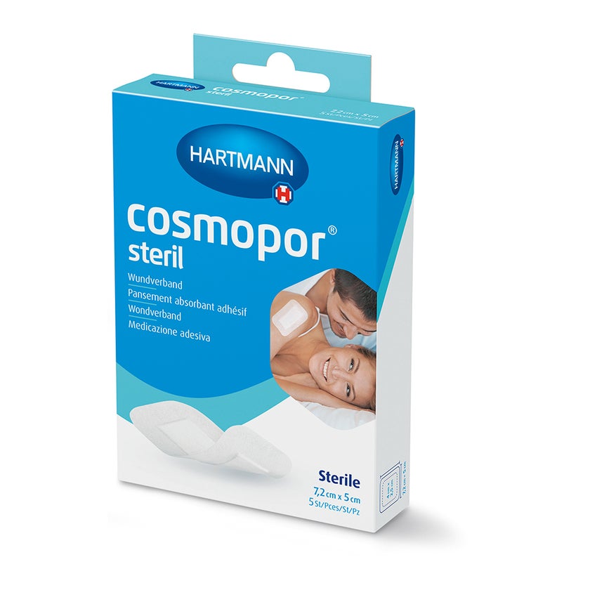 Cosmopor Steril Wundverband 5x7,2 cm OTC 5 St
