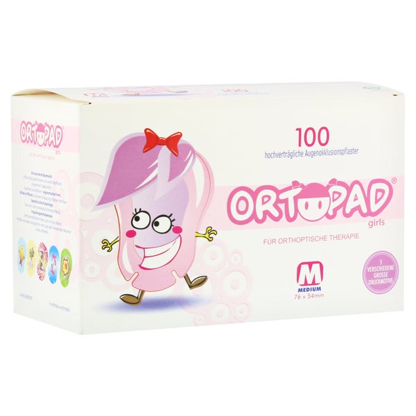 Ortopad for Girls medium Augenokklusions 100 St