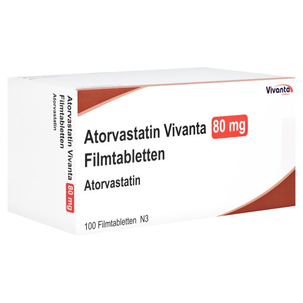 ATORVASTATIN Vivanta 80 mg Filmtabletten 100 St