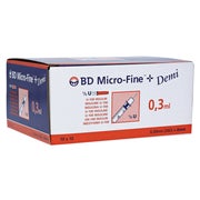 BD Micro-fine+ Insulinspritze 0,3 ml U100 100 St