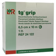 Lohmann & Rauscher tg grip Stütz-Schlauchverband, 10 m, querelastisch und hautfreundlich - 1 Stück, C (6,5 cm) für Arm (schmal), Kinderbein 1 St