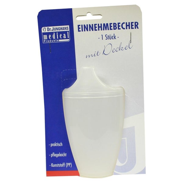 Einnehmebecher O.griff+deckel 12mm milch 1 St