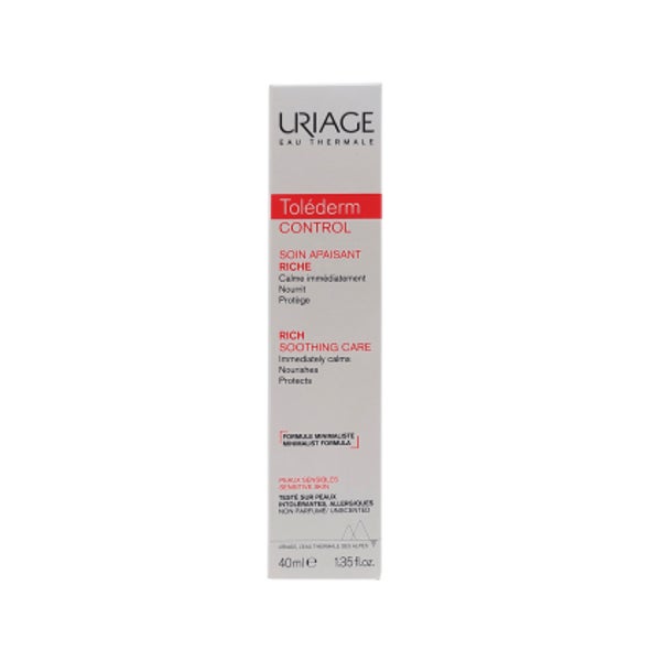 URIAGE Tolederm Control lindernde Intensiv-Gesichtspflege 40 ml
