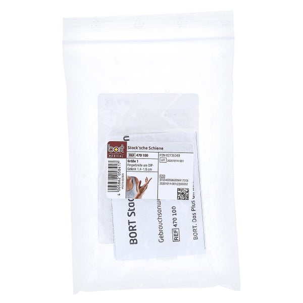 BORT Stacksche Schiene Gr.1 transparent 1 St