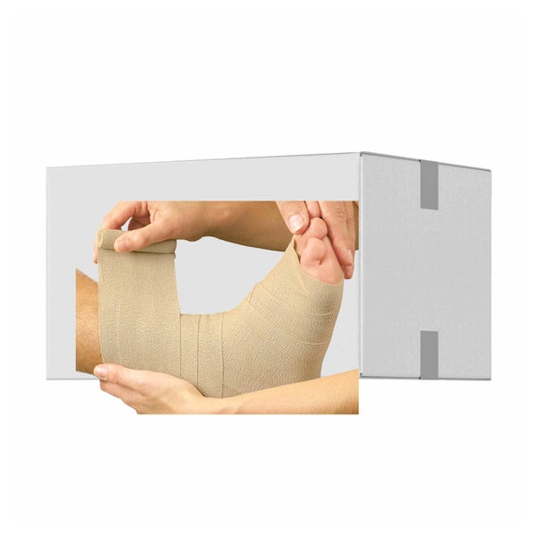 Lohmann & Rauscher Dauerbinde K Langzugbinde, 7 m, hautfreundlich, luftdurchlässig - 1 Packung = 10 Stück, lose im Karton, Maße: 10 cm x 7 m 10 St