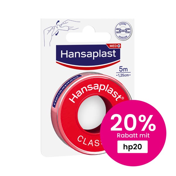 Hansaplast Fixierpflaster Classic 5 m x 1,25 cm 1 St