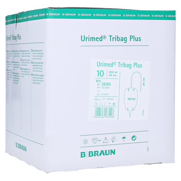 Urimed Tribag Plus Urin Beinbtl.800ml 20 10 St
