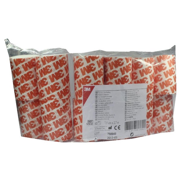 Polsterwatte Binde 3M 7,5cmx2,7m Rolle M 12 St